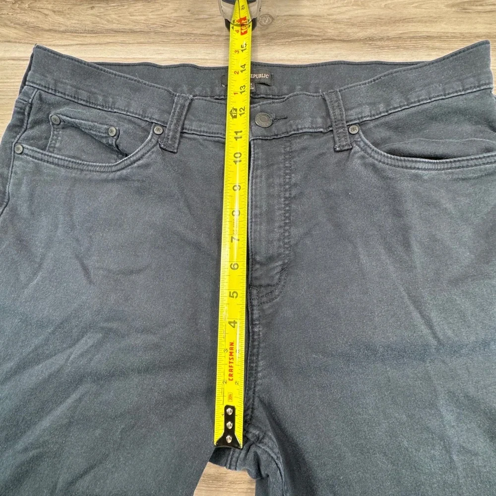 Banana Republic Mens‎ 38x32 Navy Blue 5-Pocket Chino Straight Leg Pants 1620338